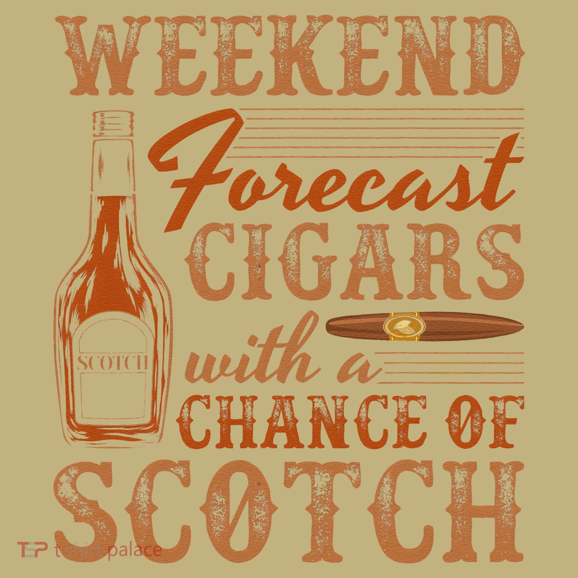 Weekend Forecast Cigars With Chance Of Scotch Dad Father Sweatshirt