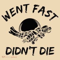 Went Fast DidnT Die Funny Race Car Dirt Bike Racing Tote Bag thumb 4