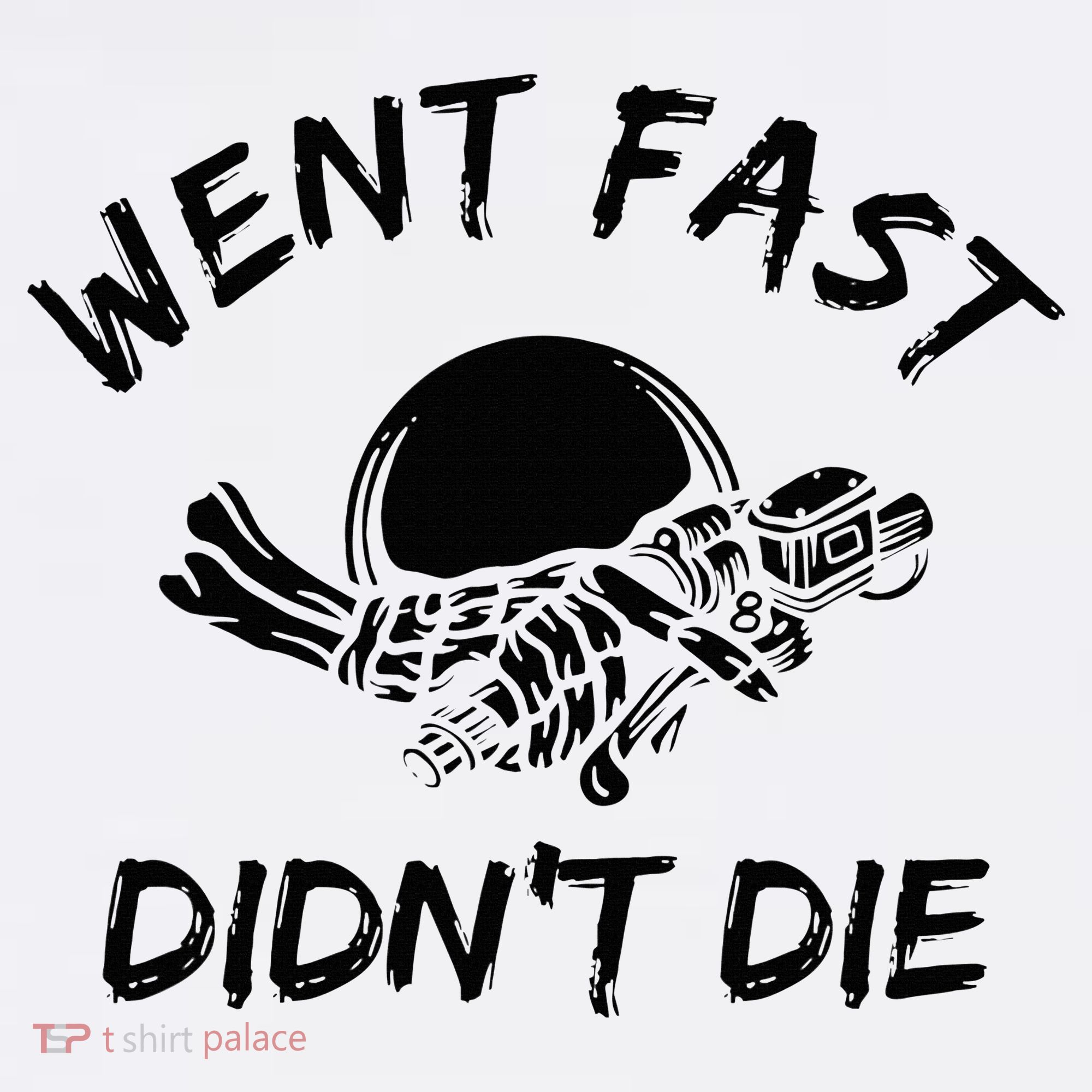 Went Fast DidnT Die Funny Race Car Dirt Bike Racing Women's Tank Top