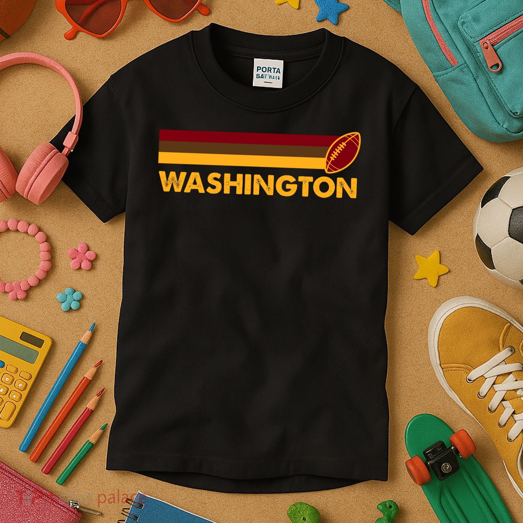 Washington Football DC Team Retro Kids T-Shirt