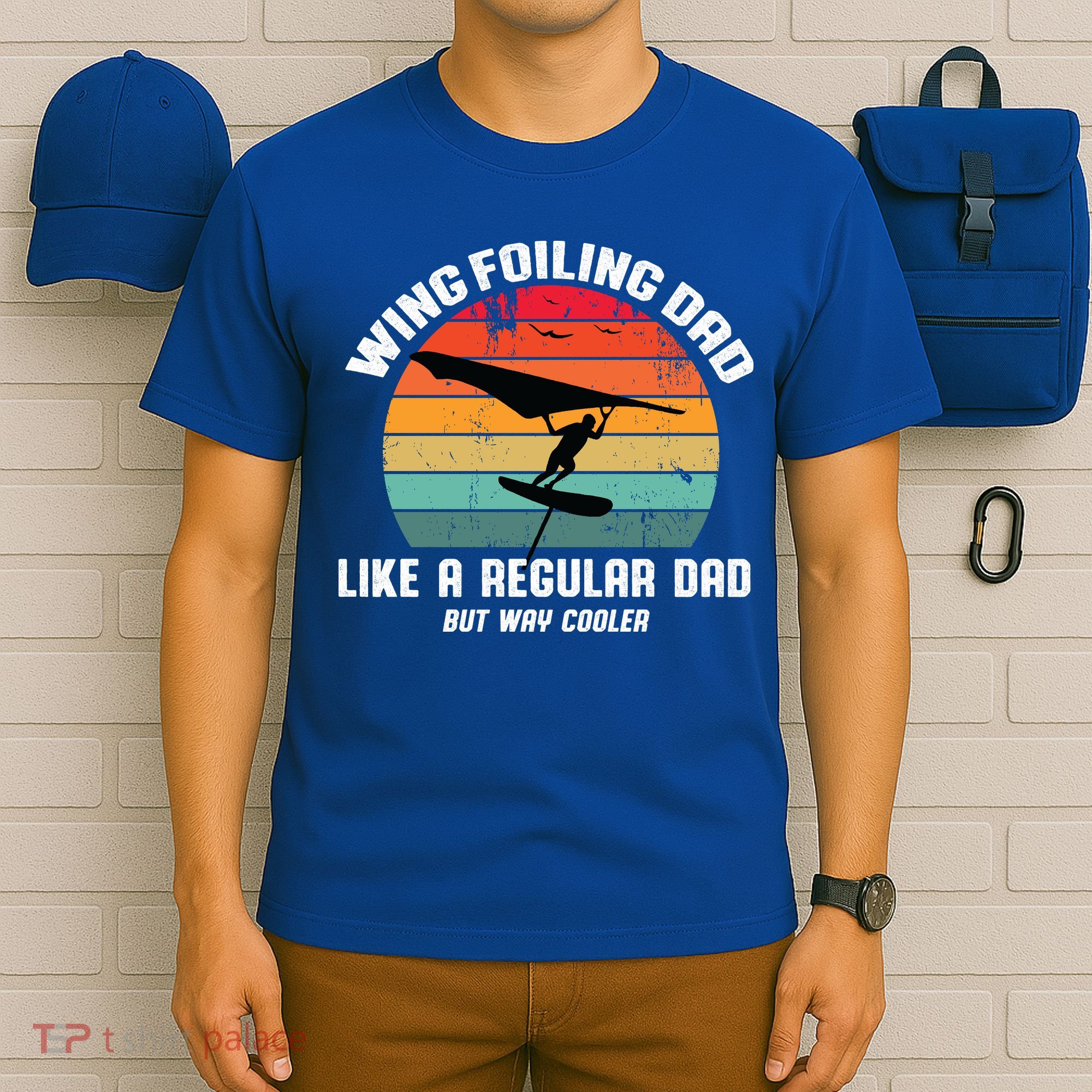 Wing Foiling Dad Like A Regular Dad But Cooler T-Shirt