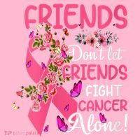 Womens Friends Don't Let Friends Fight Breast Cancer Alone Gifts T-Shirt thumb 7