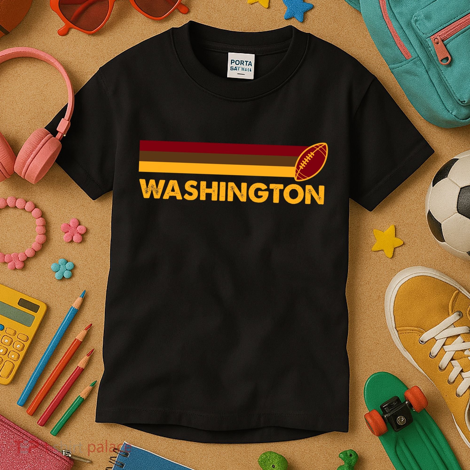 Washington Football DC Team Retro Kids T-Shirt