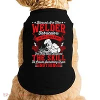 Welder Fabricators Funny Welders Welding Backside Doggie Tank thumb 0