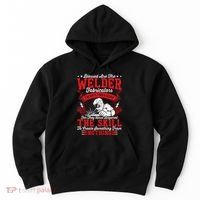 Welder Fabricators Funny Welders Welding Backside Hoodie thumb 0