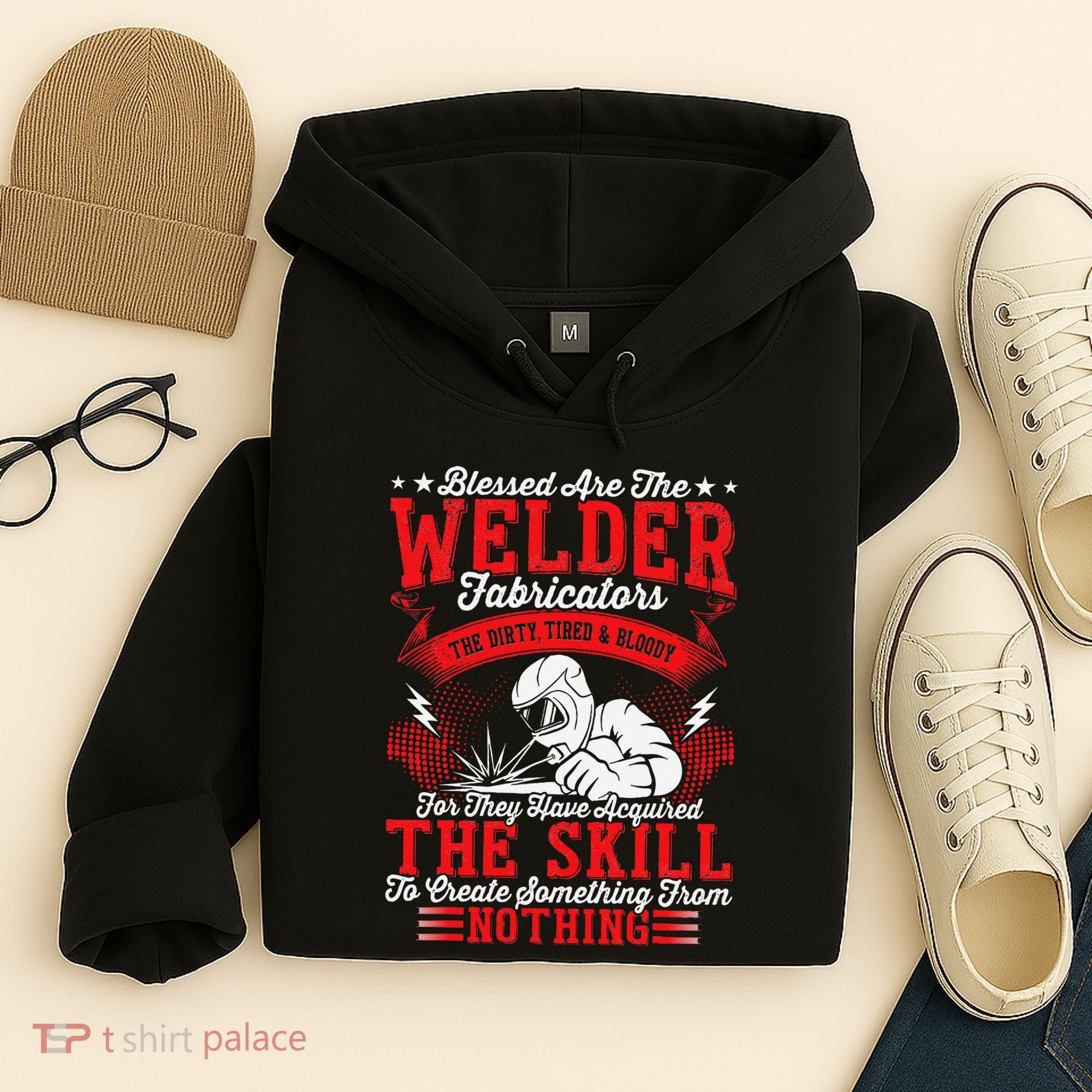 Welder Fabricators Funny Welders Welding Backside Hoodie