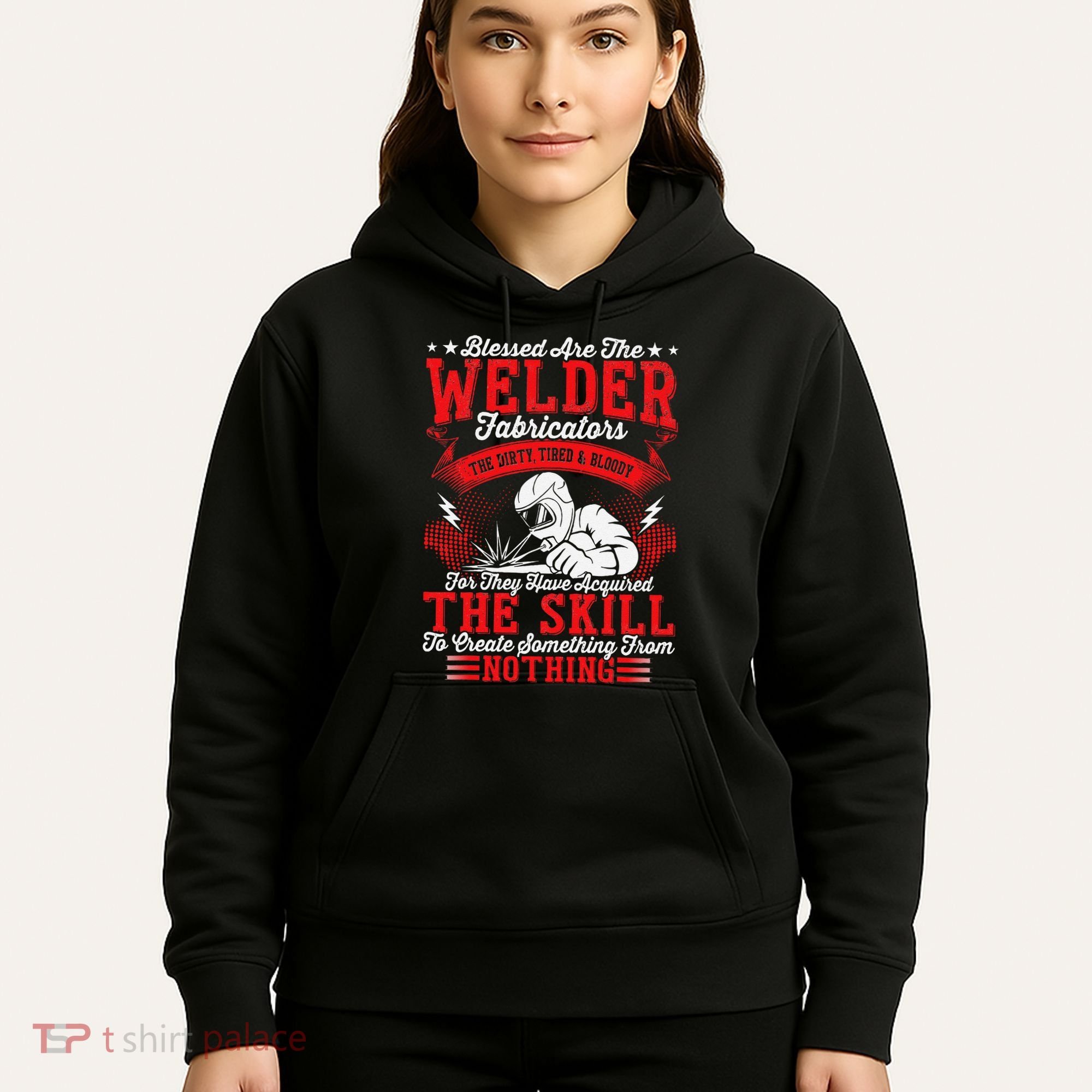Welder Fabricators Funny Welders Welding Backside Hoodie