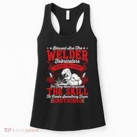 Welder Fabricators Funny Welders Welding Backside Women's Tank Top thumb 0