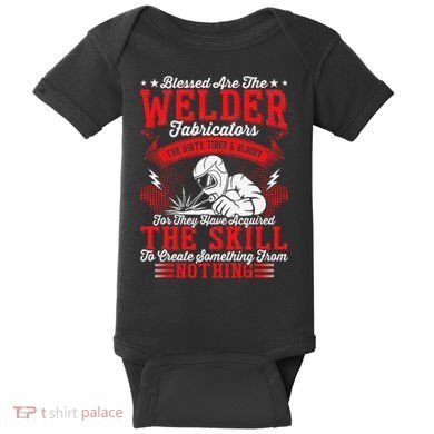 Welder Fabricators Funny Welders Welding Backside Baby Bodysuit