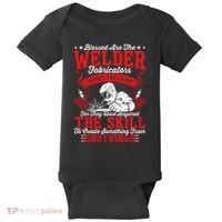 Welder Fabricators Funny Welders Welding Backside Baby Bodysuit thumb 0