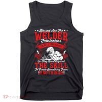 Welder Fabricators Funny Welders Welding Backside Tank Top thumb 0