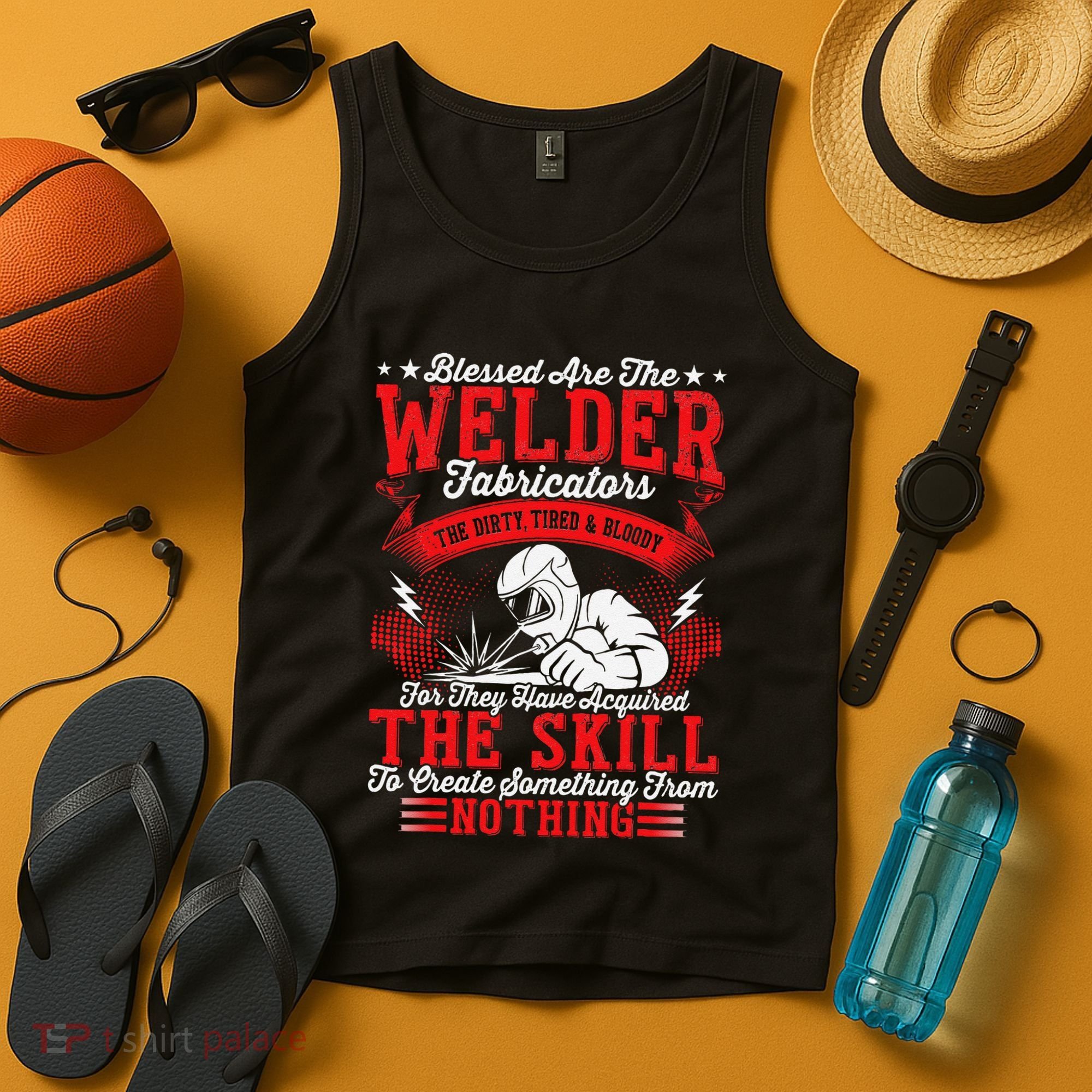Welder Fabricators Funny Welders Welding Backside Tank Top