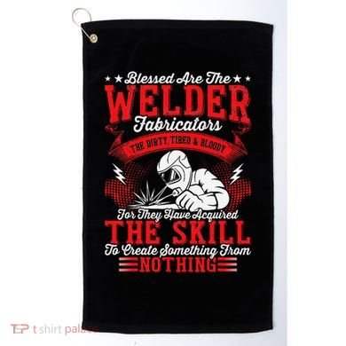 Welder Fabricators Funny Welders Welding Backside Golf Towel