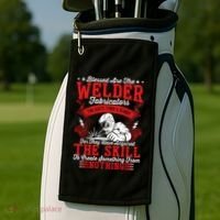 Welder Fabricators Funny Welders Welding Backside Golf Towel thumb 2