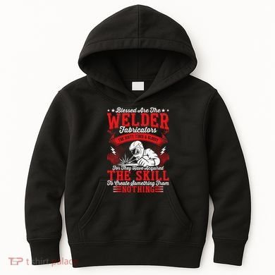 Welder Fabricators Funny Welders Welding Backside Kids Hoodie