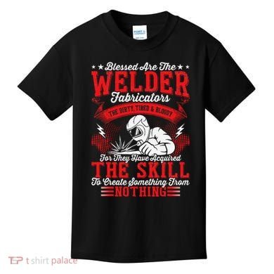 Welder Fabricators Funny Welders Welding Backside Kids T-Shirt