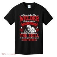 Welder Fabricators Funny Welders Welding Backside Kids T-Shirt thumb 0