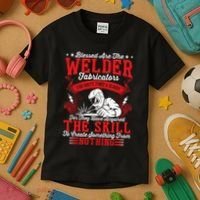 Welder Fabricators Funny Welders Welding Backside Kids T-Shirt thumb 3
