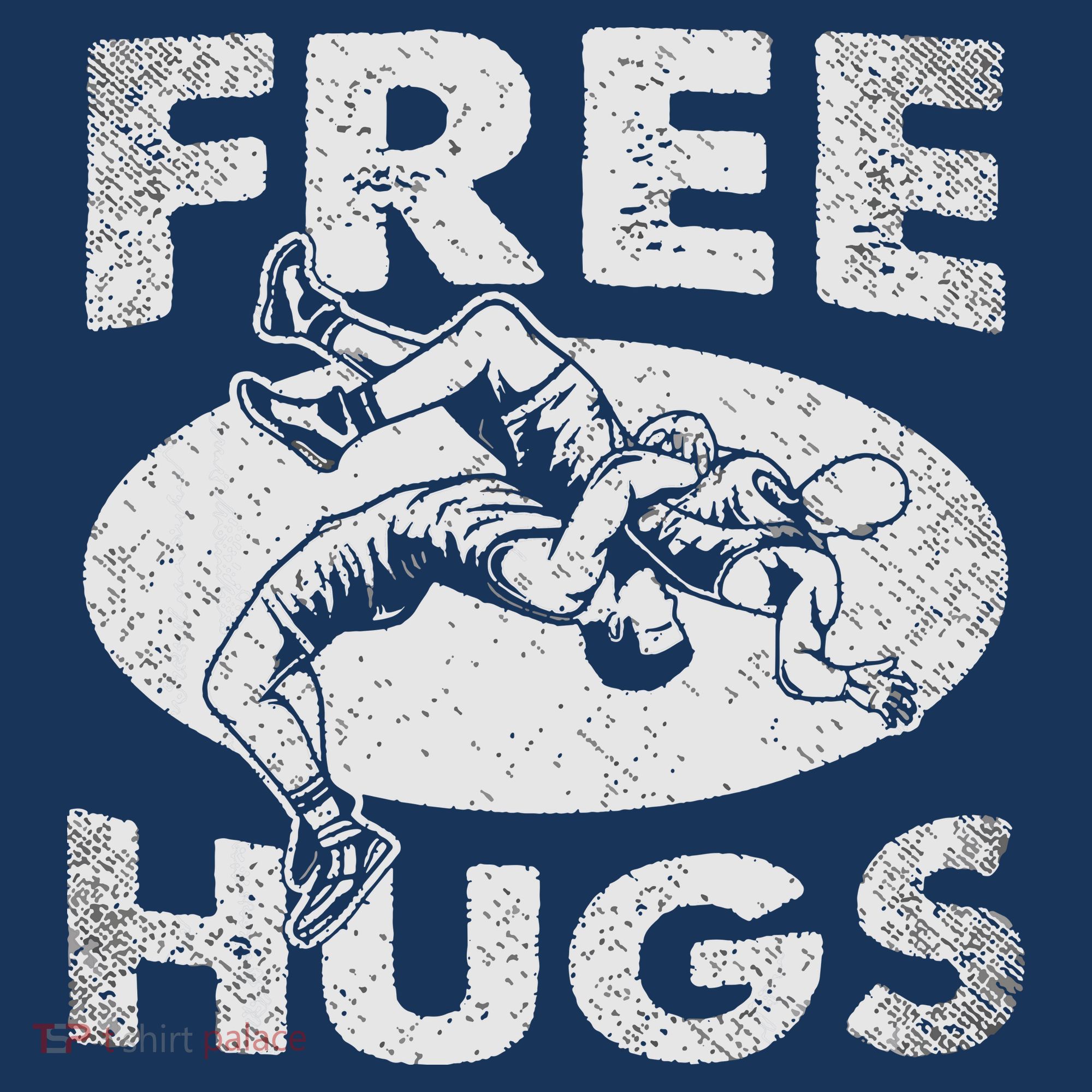 Wrestling Funny Free Hugs Wrestling Women's Hoodie
