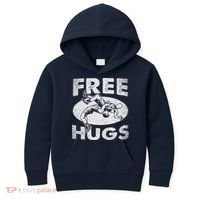 Wrestling Funny Free Hugs Wrestling Kids Hoodie thumb 0