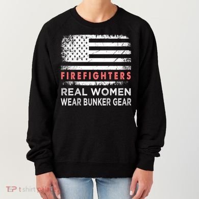 Womens Firefighter Female Fire Fighter Firefighting Mom Funny Gift Women's Sweatshirt
