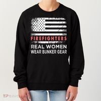 Womens Firefighter Female Fire Fighter Firefighting Mom Funny Gift Women's Sweatshirt thumb 0