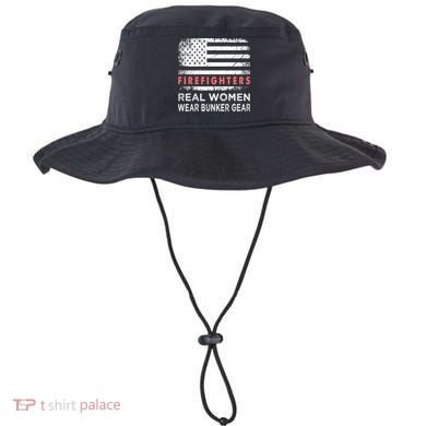 Womens Firefighter Female Fire Fighter Firefighting Mom Funny Gift Bucket Hat