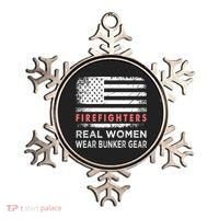 Womens Firefighter Female Fire Fighter Firefighting Mom Funny Gift Ornament thumb 0