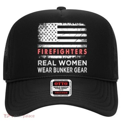 Womens Firefighter Female Fire Fighter Firefighting Mom Funny Gift Hat