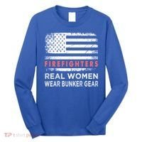 Womens Firefighter Female Fire Fighter Firefighting Mom Funny Gift Long Sleeve Shirt thumb 0