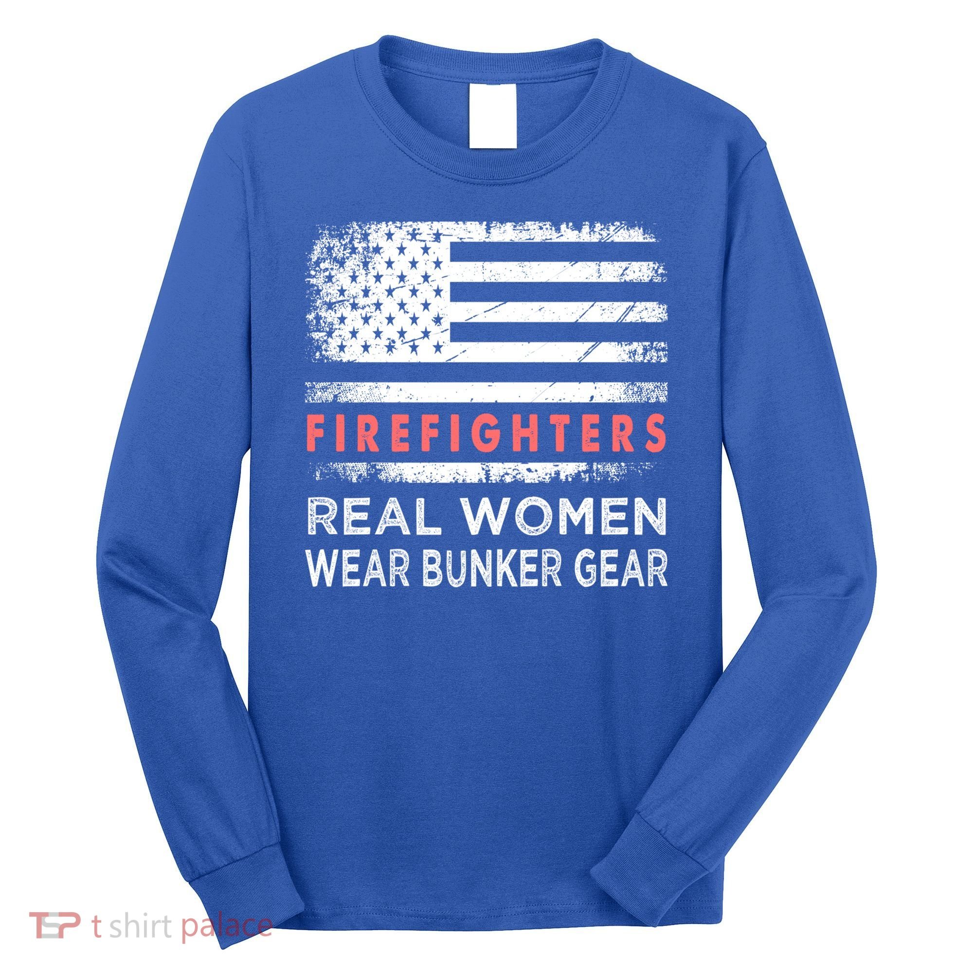 Womens Firefighter Female Fire Fighter Firefighting Mom Funny Gift Long Sleeve Shirt