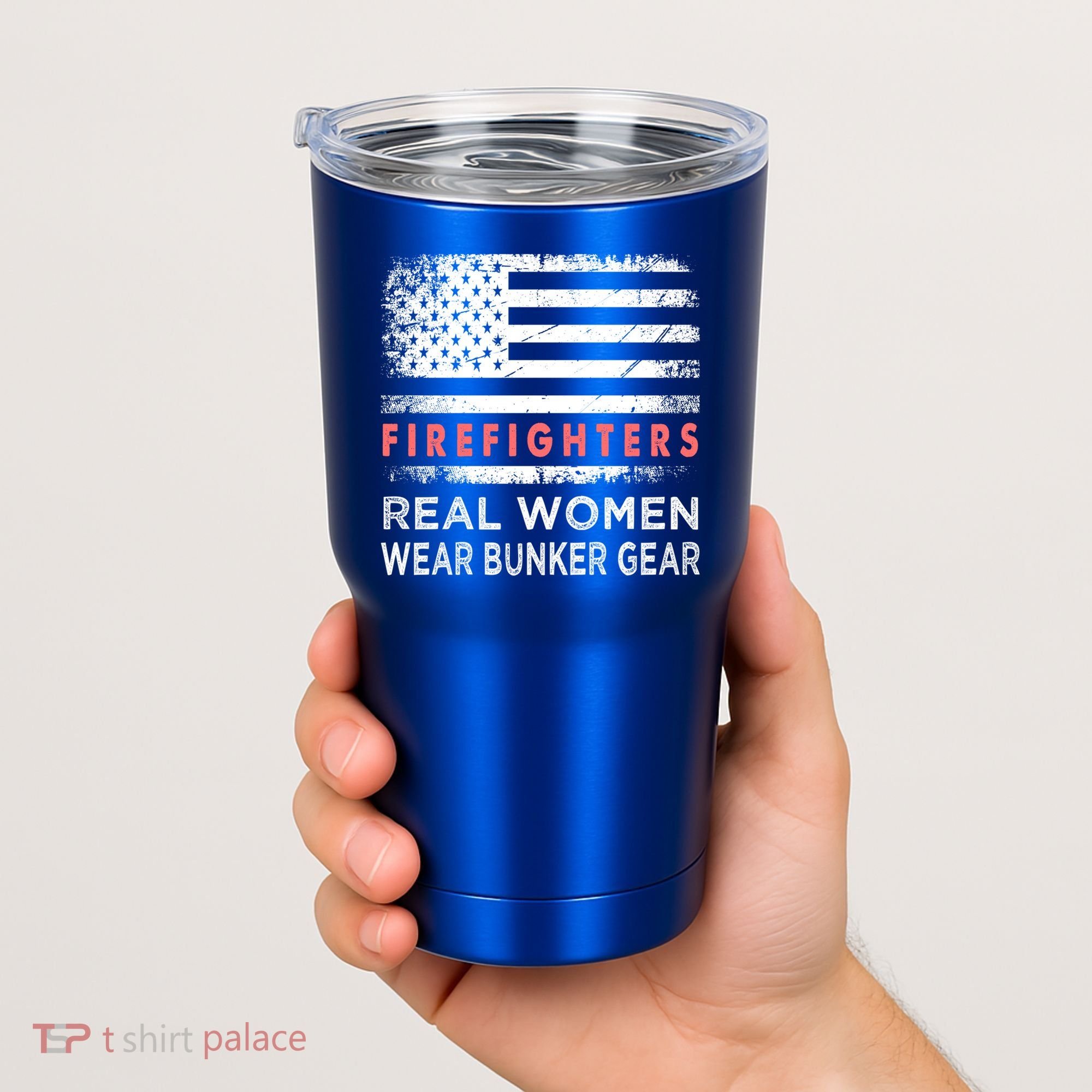 Womens Firefighter Female Fire Fighter Firefighting Mom Funny Gift Tumbler