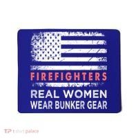 Womens Firefighter Female Fire Fighter Firefighting Mom Funny Gift Mousepad thumb 0