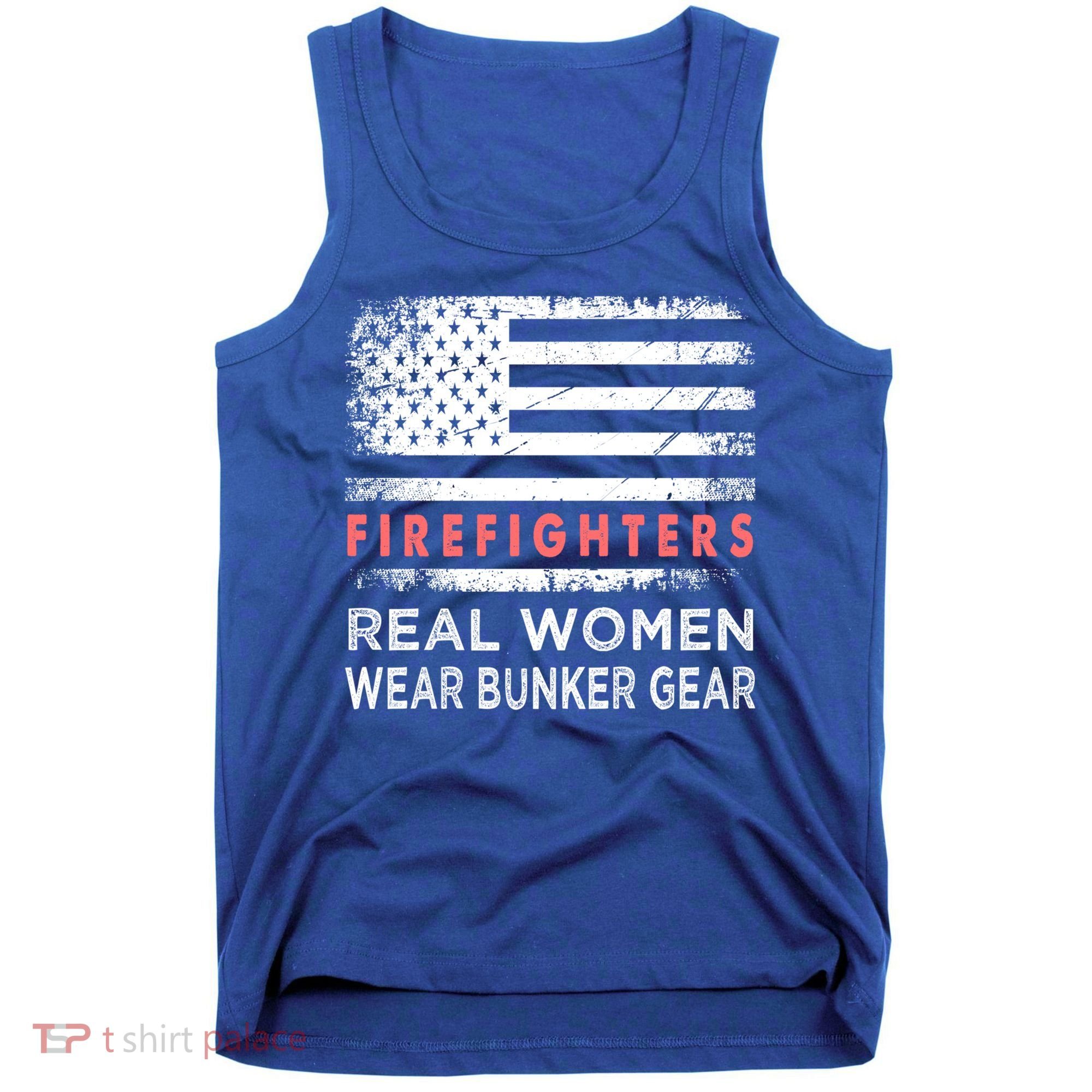 Womens Firefighter Female Fire Fighter Firefighting Mom Funny Gift Tank Top
