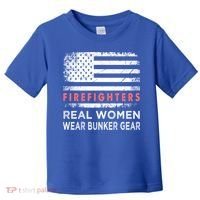 Womens Firefighter Female Fire Fighter Firefighting Mom Funny Gift Toddler T-Shirt thumb 0