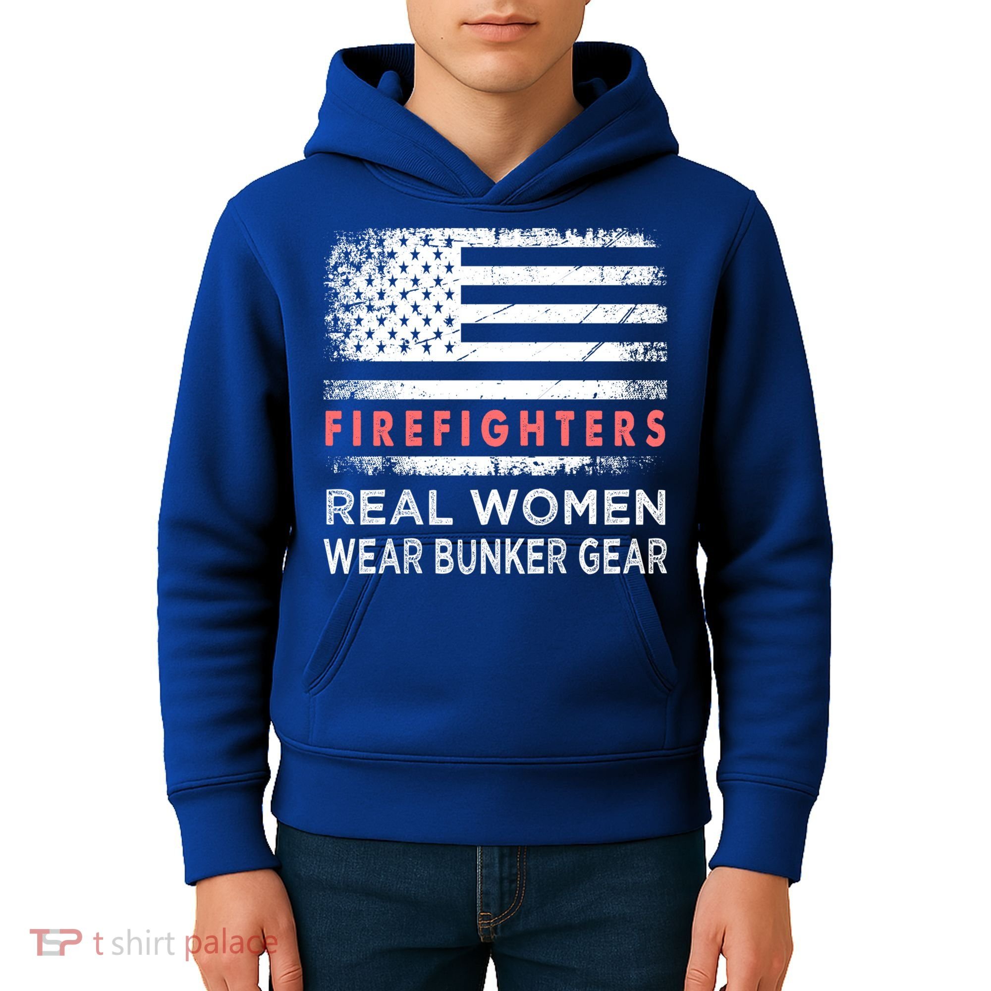 Womens Firefighter Female Fire Fighter Firefighting Mom Funny Gift Kids Hoodie