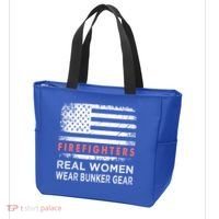 Womens Firefighter Female Fire Fighter Firefighting Mom Funny Gift Tote Bag thumb 3