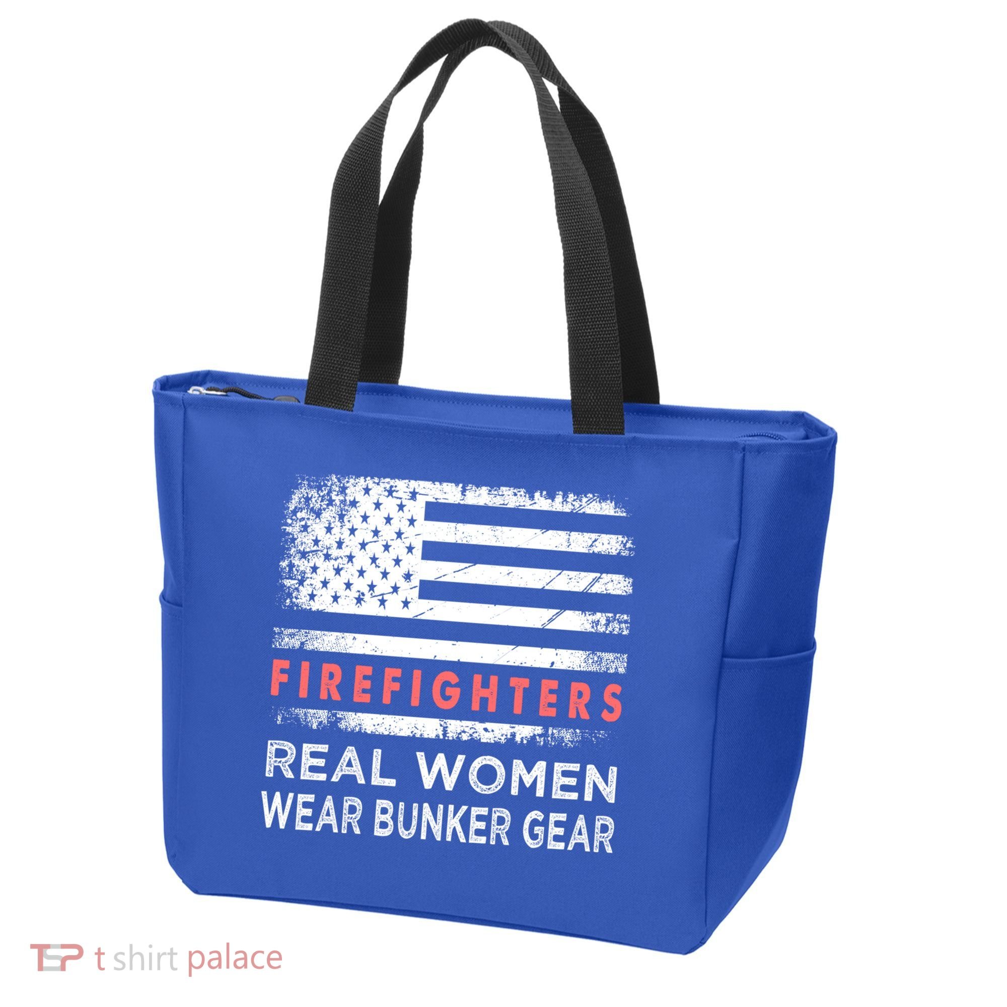 Womens Firefighter Female Fire Fighter Firefighting Mom Funny Gift Tote Bag