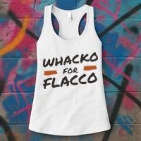 Whacko For Flacco Cleveland Joe Flacco Women's Tank Top thumb 3