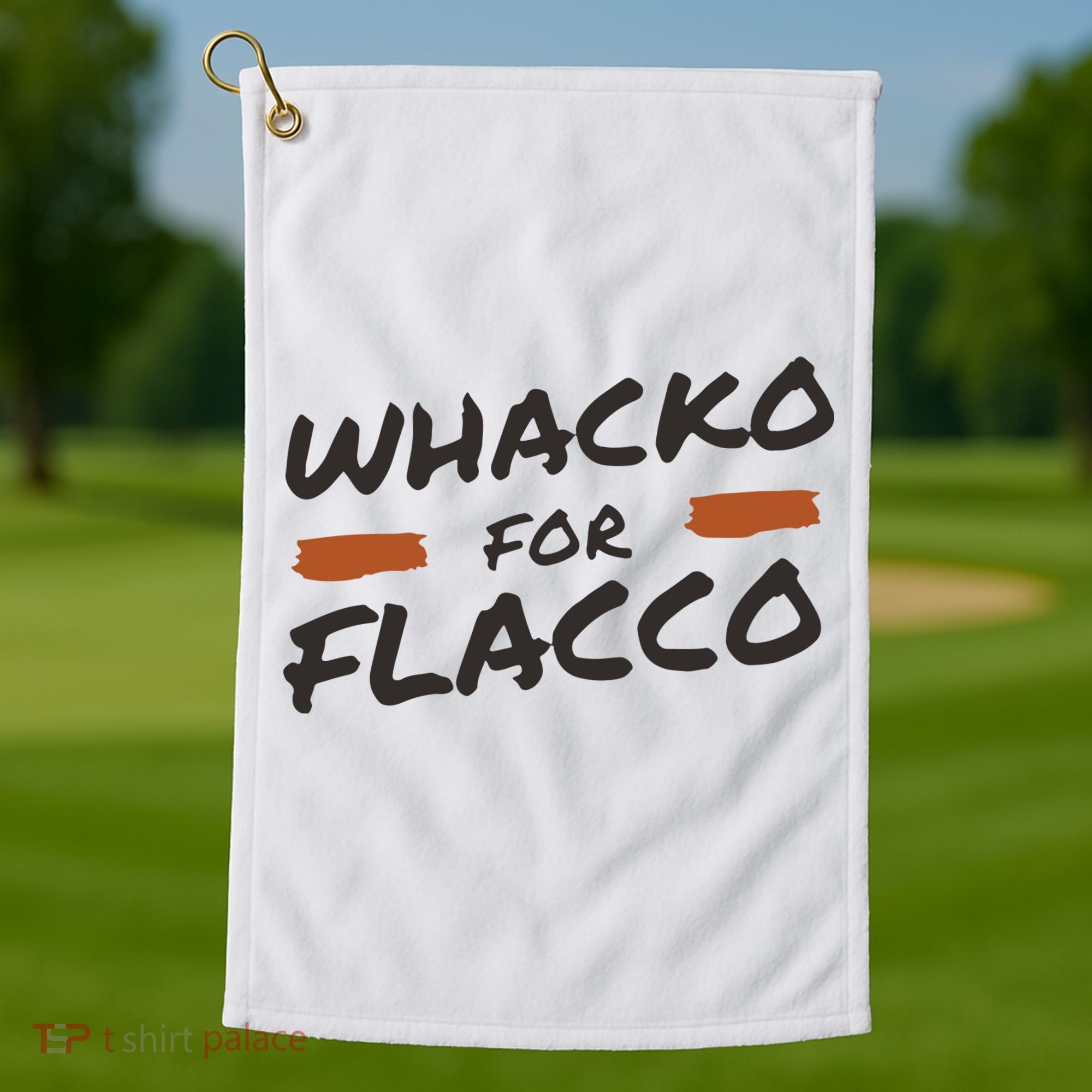 Whacko For Flacco Cleveland Joe Flacco Golf Towel