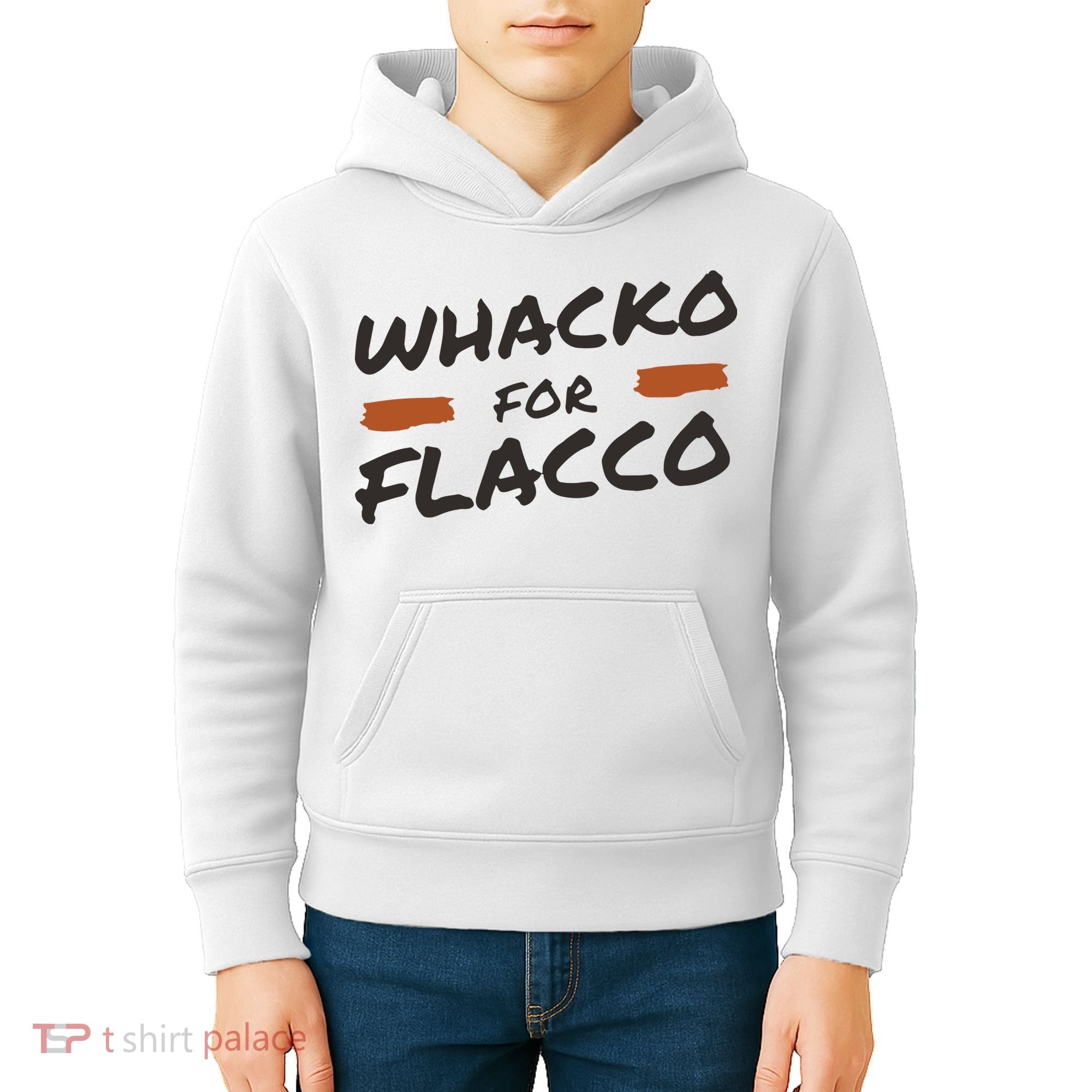 Whacko For Flacco Cleveland Joe Flacco Kids Hoodie
