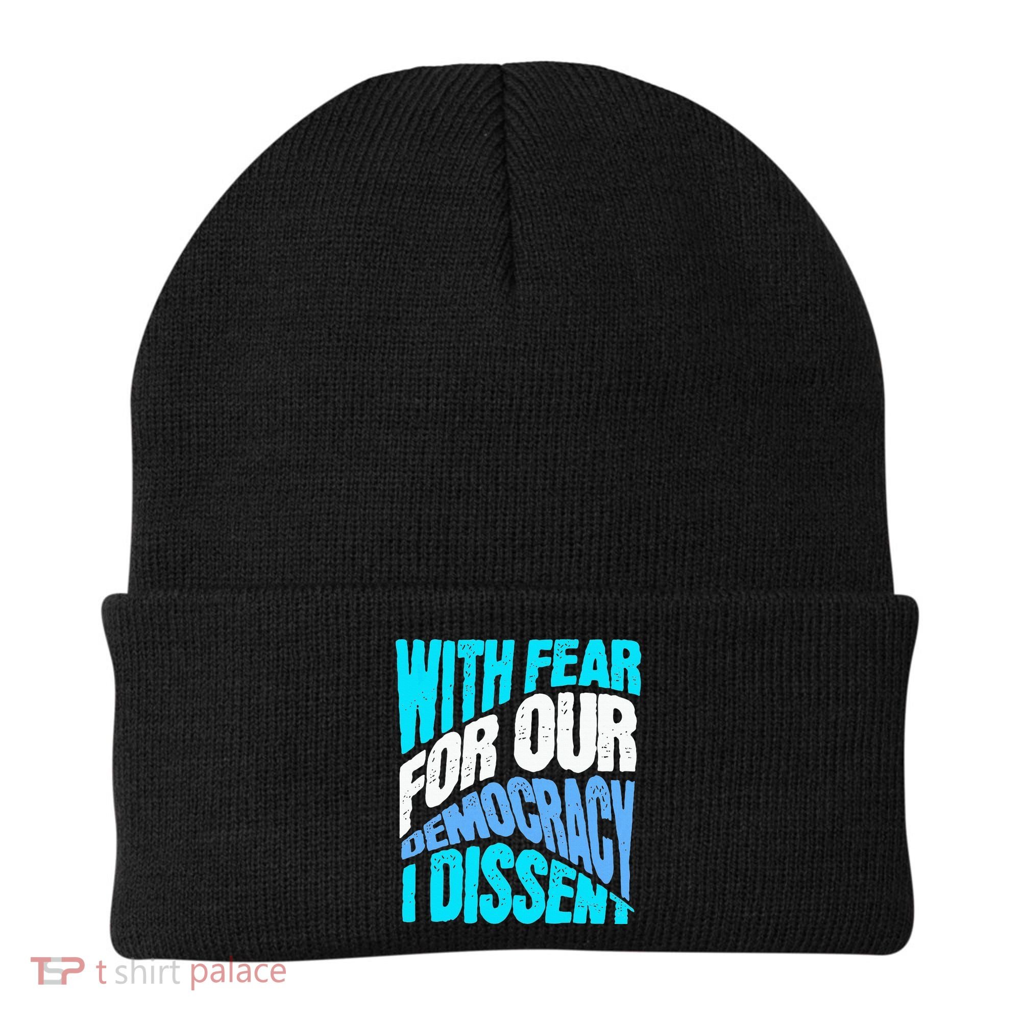 With Fear For Our Democracy I Dissent Beanie