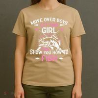 Womens Funny Fishing Let This Show You How To Fish T-Shirt thumb 4