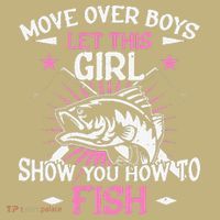 Womens Funny Fishing Let This Show You How To Fish T-Shirt thumb 7