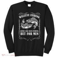 Walleye Fishing For Funny Fishing Sweatshirt thumb 0