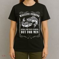 Walleye Fishing For Funny Fishing T-Shirt thumb 4