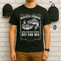 Walleye Fishing For Funny Fishing T-Shirt thumb 6