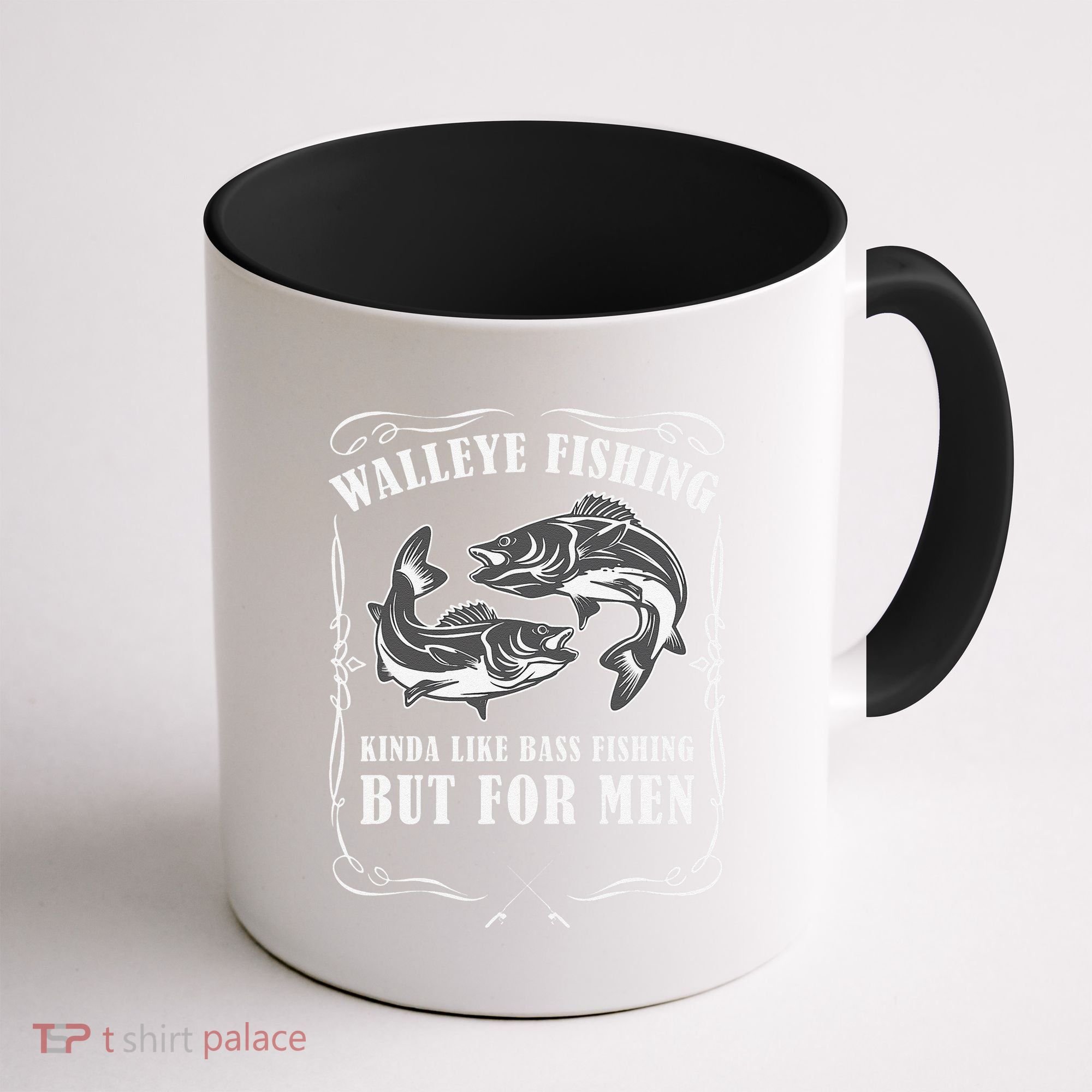 Walleye Fishing For Funny Fishing Coffee Mug