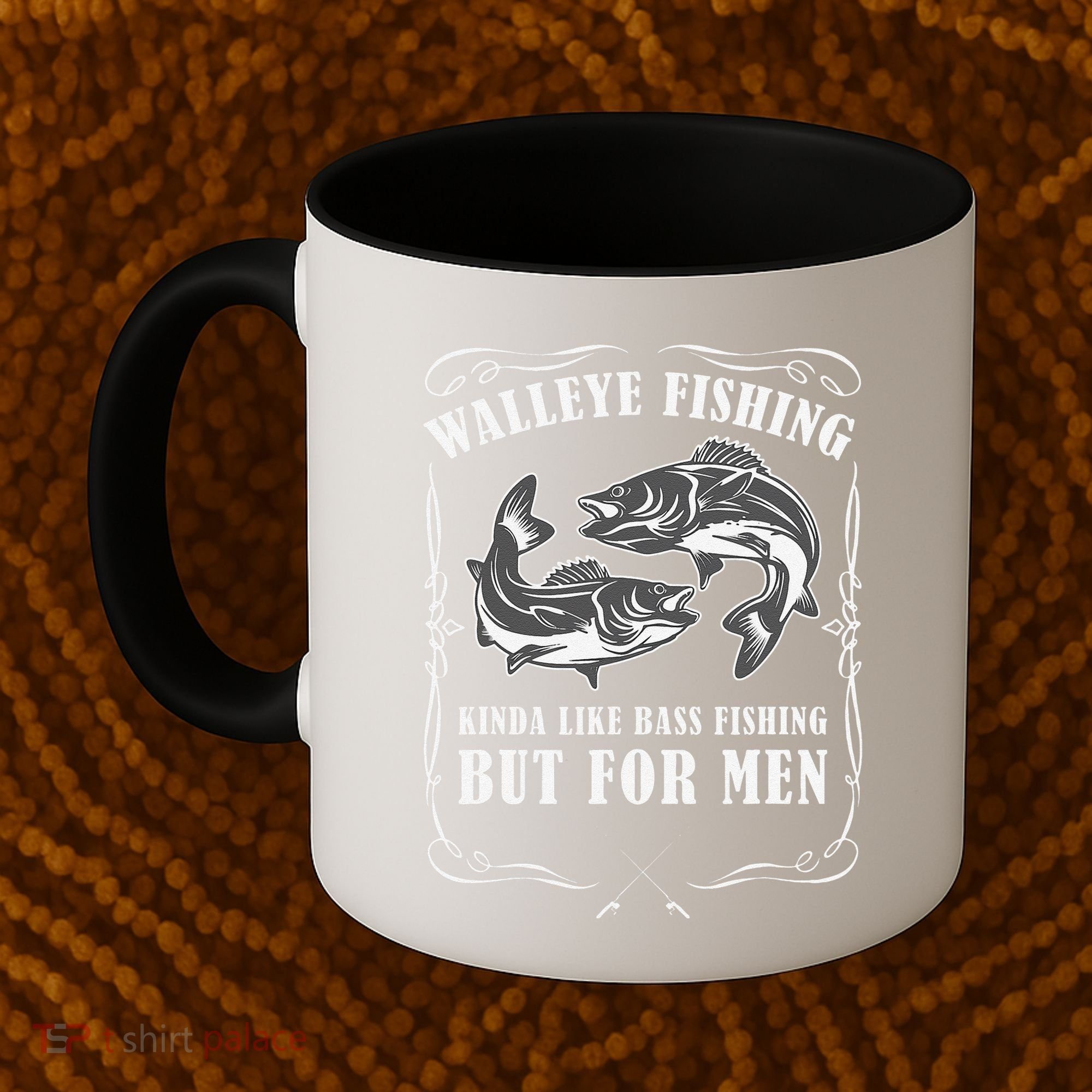 Walleye Fishing For Funny Fishing Coffee Mug