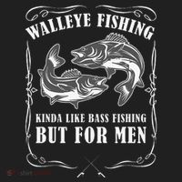 Walleye Fishing For Funny Fishing Beanie thumb 2